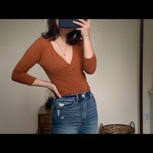 Burnt Orange body suit